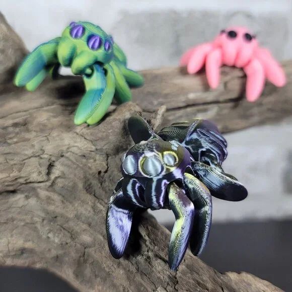 Tiny Spiders FUN SIZE | Halloween Decor | Fun Fidget Toy | 3D Printed - Picture 6 of 11